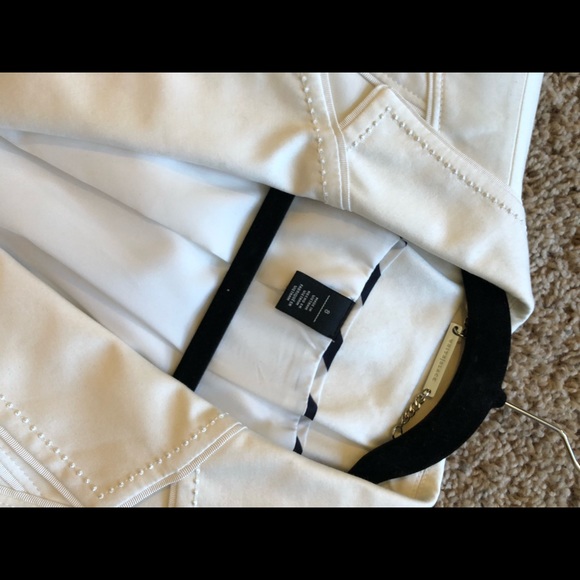 White House Black Market White Blazer size 8 - Picture 4 of 5